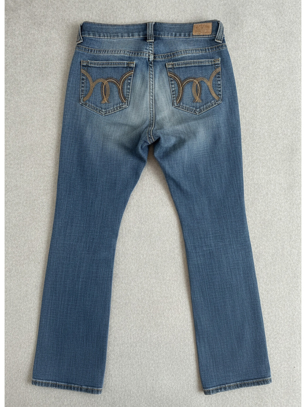 Hydraulic Blue Cotton & Spandex Women's Jeans Size 14W Short